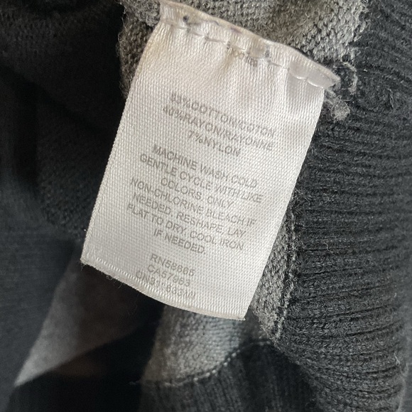 Caslon Gray & Black Striped Knit Sweater Tunic Size XS - Picture 12 of 12